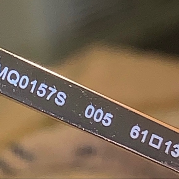 alexander McQueen Silver Aviator Sunglasses - Picture 4 of 9